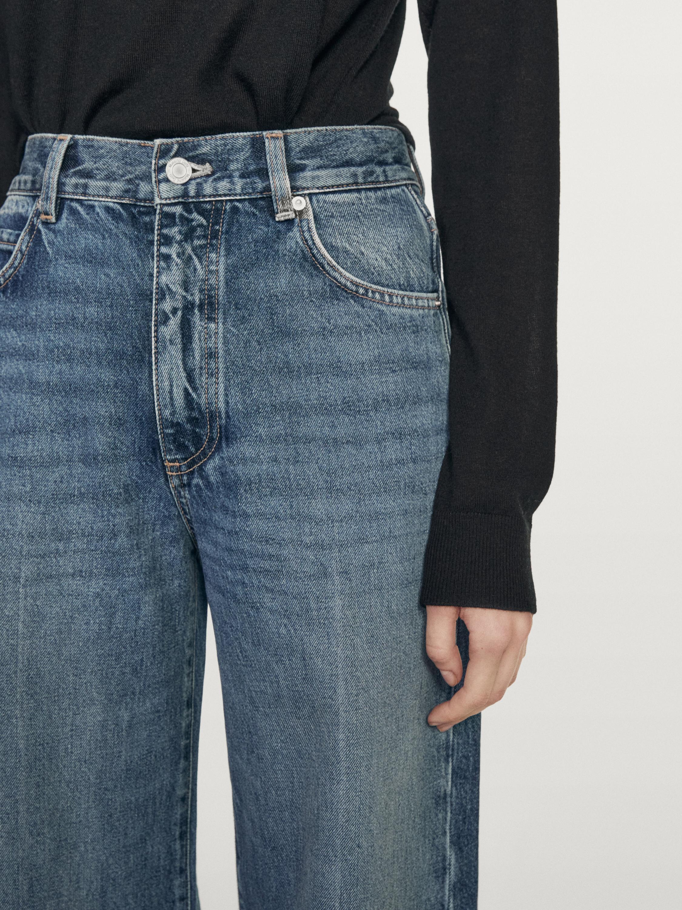 Jean palazzo taille haute